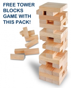 Traditional Bar Games Pack with free Tower Blocks Game